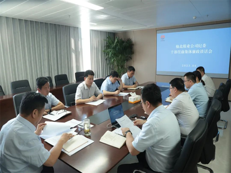 公司紀(jì)委對(duì)擬提任干部進(jìn)行任前廉政考試和集體廉政談話(huà).jpg